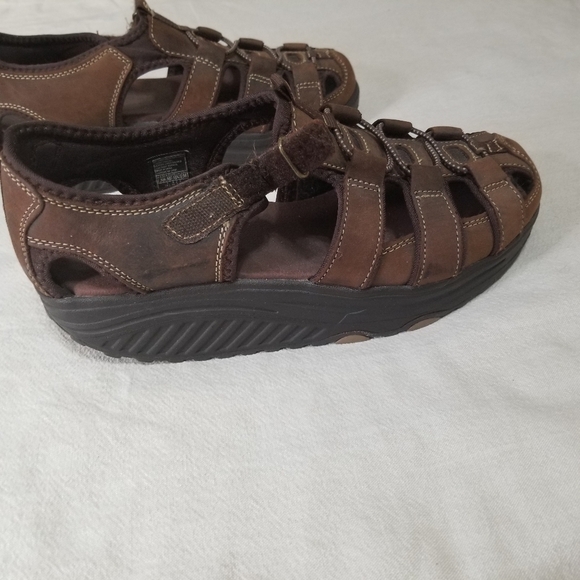 Skechers Dark Brown Women's Sandals - Picture 10 of 16
